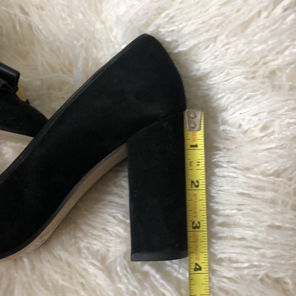 Michael Kors Black Suede Block Heels - Picture 9 of 9